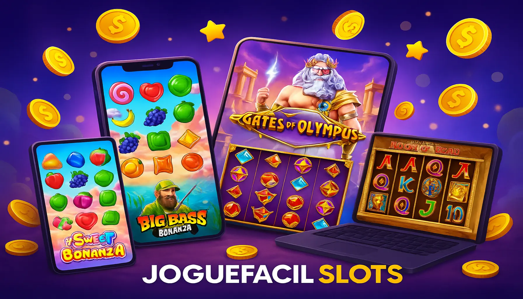 Explore o mundo das slot machines no JOGUEFACIL Casino